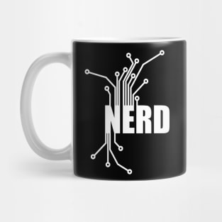 Nerd Circuit Board - Computer CPU Technology Nerd Design Mug